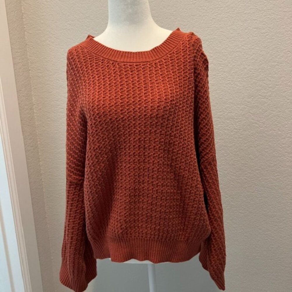 Pink Lily Terracotta Textured Sweater